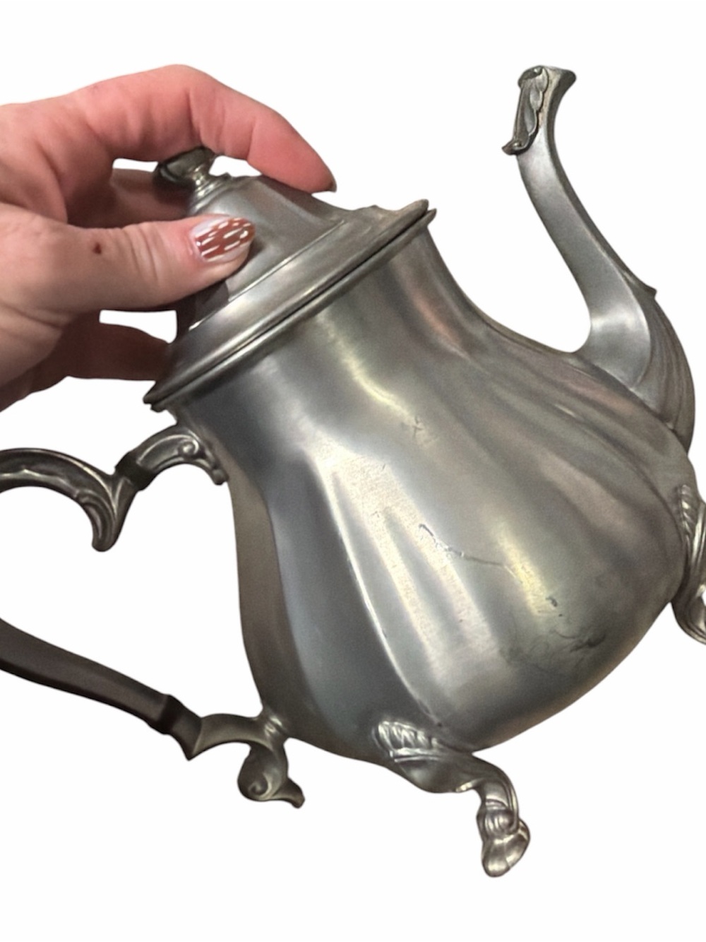 International Silver Company Pewter Teapot